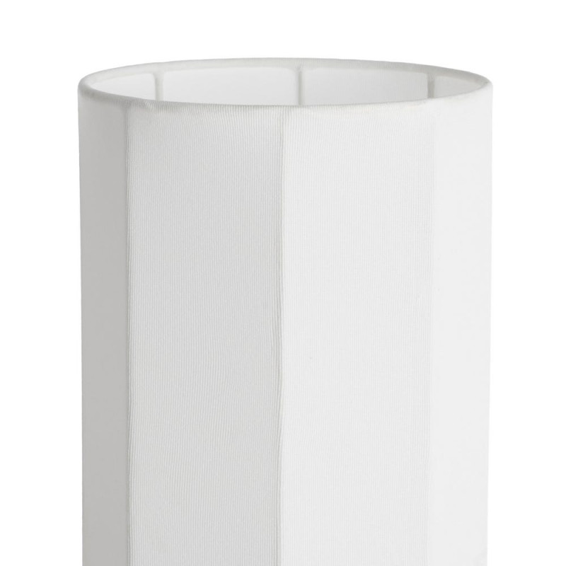 Lampadaire blanc bois coton 99,5 cm Isaro Ixia - 4