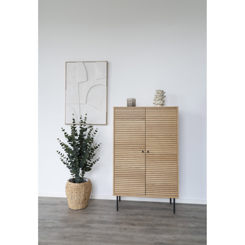 Photophore cylindrique en verre moucheté brun 12 cm Eilvik House Nordic - 4
