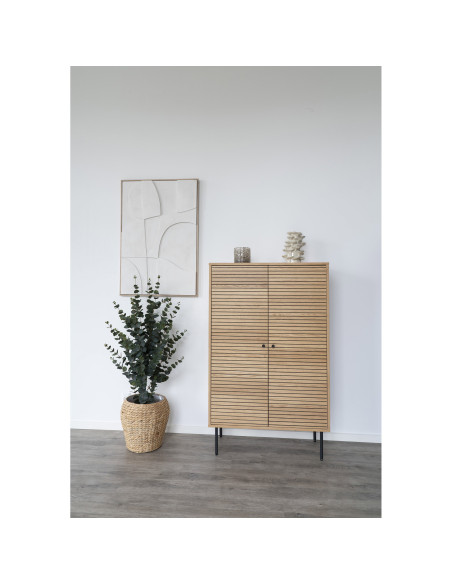 Photophore cylindrique en verre moucheté brun 12 cm Eilvik House Nordic - 4