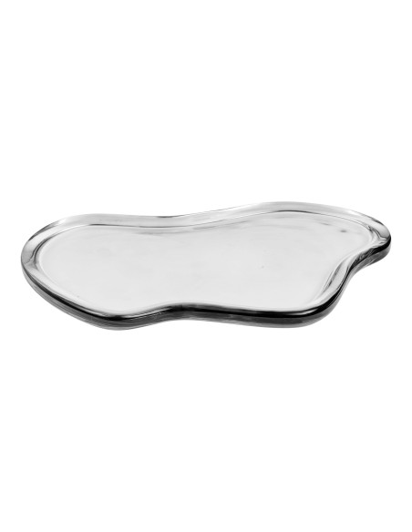 Plateau de présentation en verre fumé organique 30x21 cm Sjarel House Nordic - 3