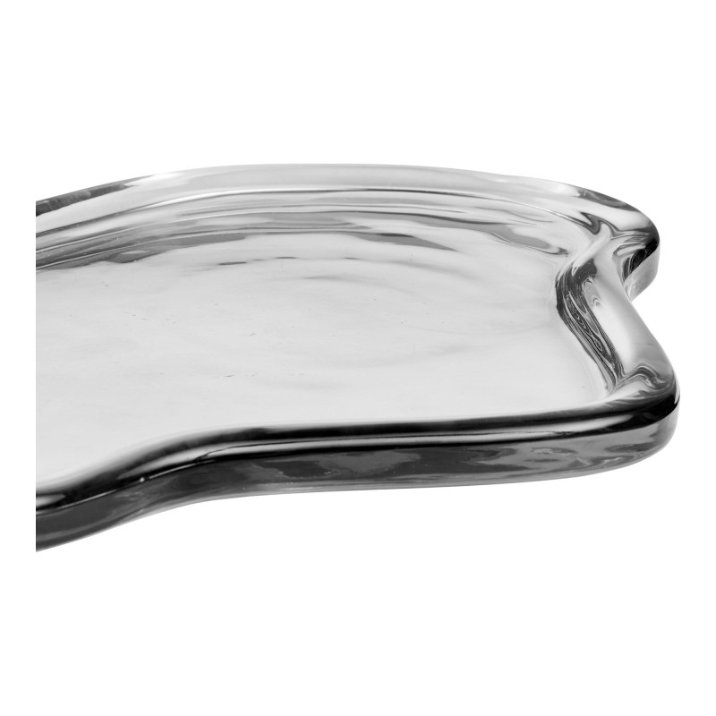 Plateau de présentation en verre fumé organique 30x21 cm Sjarel House Nordic - 4
