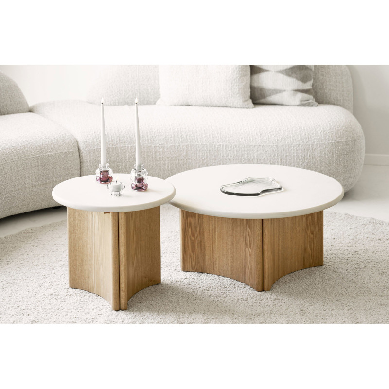Plateau de présentation en verre fumé organique 30x21 cm Sjarel House Nordic - 5