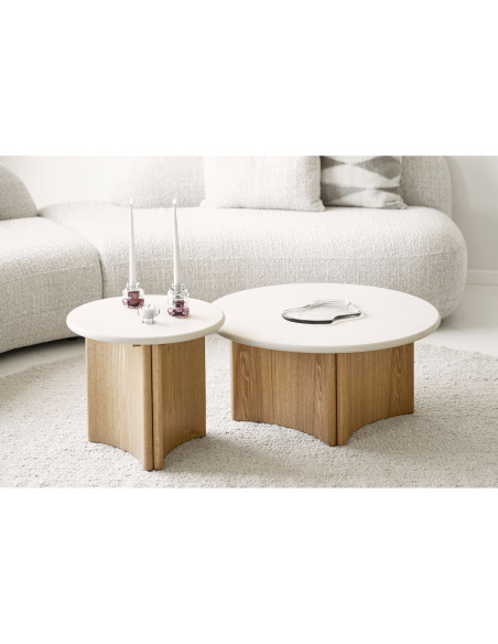 Plateau de présentation en verre fumé organique 30x21 cm Sjarel House Nordic - 5