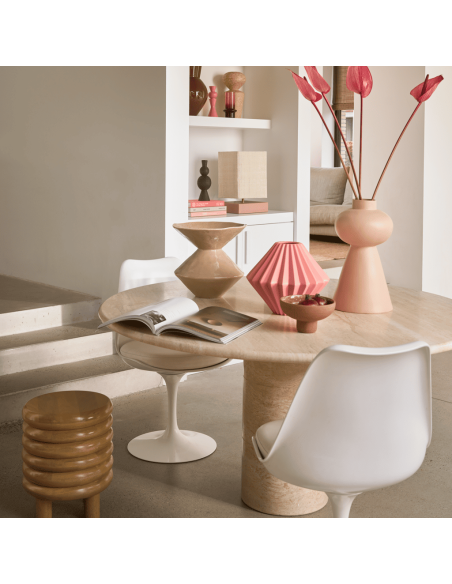 Table d’appoint ronde manguier clair 40 cm Anuk Urban Nature Culture - 2