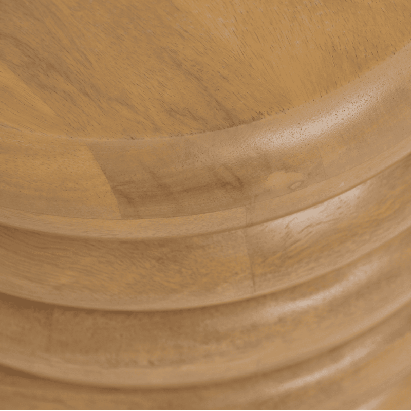 Table d’appoint ronde manguier clair 40 cm Anuk Urban Nature Culture - 5