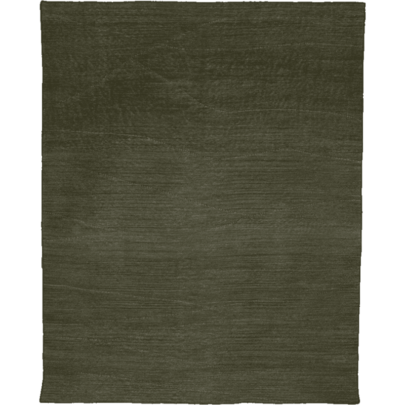 Tapis salon laine vert kaki 200x300 cm Tye Dye Urban Nature Culture - 1