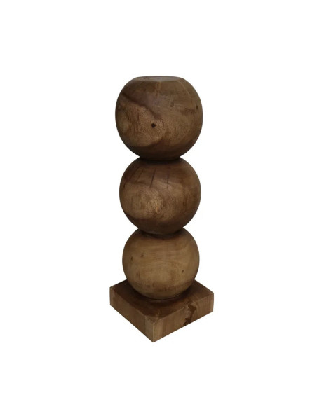 Colonne décorative bois d’acajou 83 cm Bulb Urban Nature Culture - 3