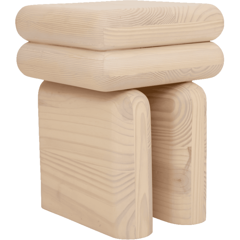 Table d’appoint bois clair 42 cm Mono Urban Nature Culture - 1