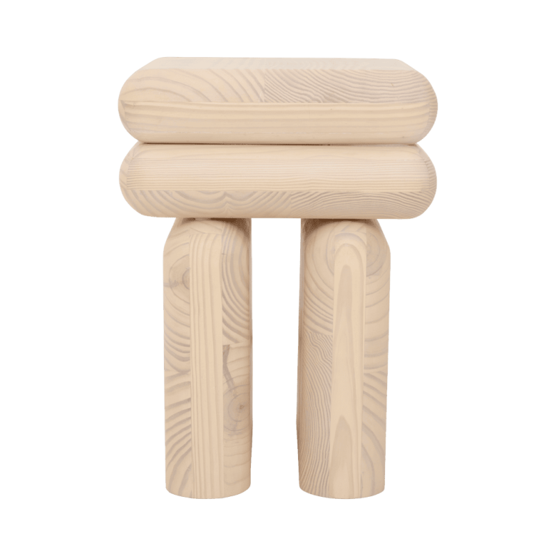 Table d’appoint bois clair 42 cm Mono Urban Nature Culture - 3