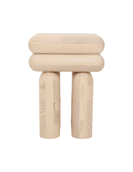 Table d’appoint bois clair 42 cm Mono Urban Nature Culture - 3