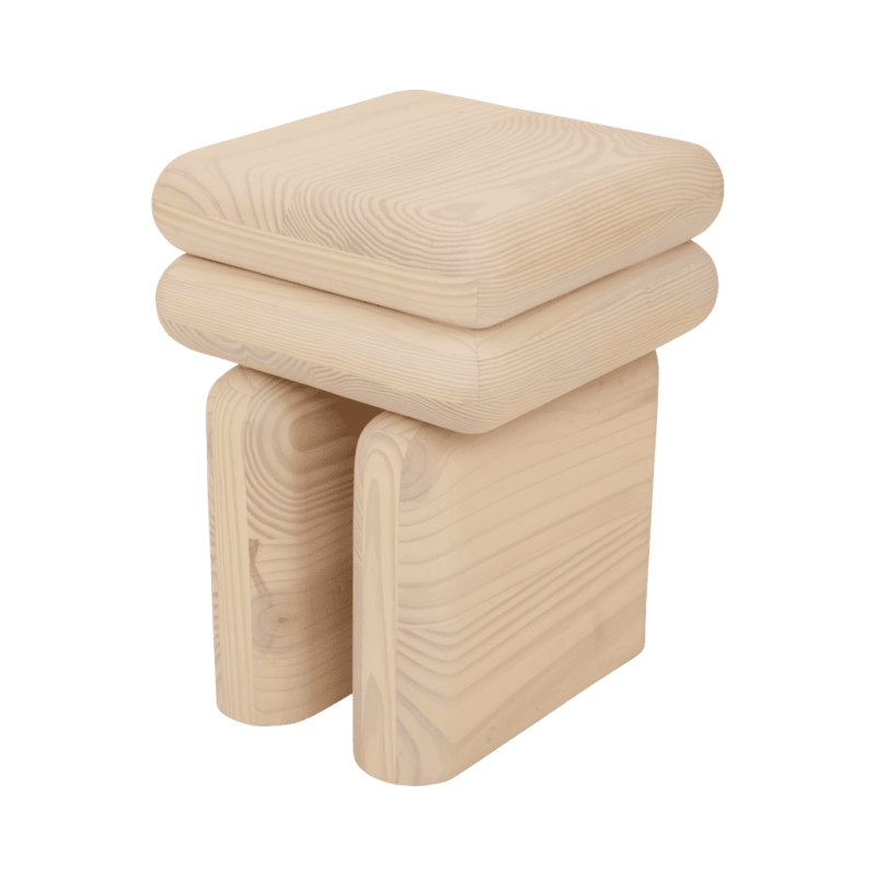 Table d’appoint bois clair 42 cm Mono Urban Nature Culture - 4