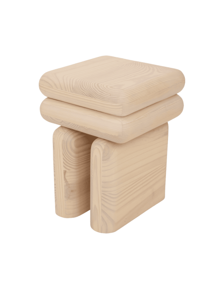 Table d’appoint bois clair 42 cm Mono Urban Nature Culture - 4