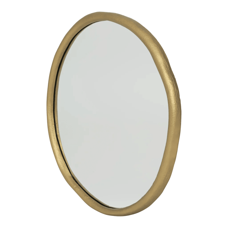 Miroir rond mural aluminium doré 60 cm Rox Urban Nature Culture - 3
