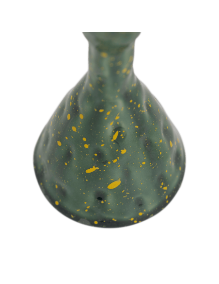 Bougeoir céramique vert moucheté Ø7,5x16 cm Oto Urban Nature Culture - 5