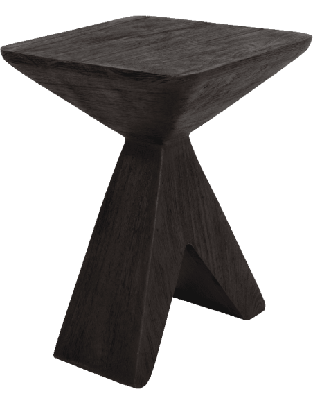 Table d’appoint bois de manguier foncé 30x30x41 cm Sion Urban Nature Culture - 1