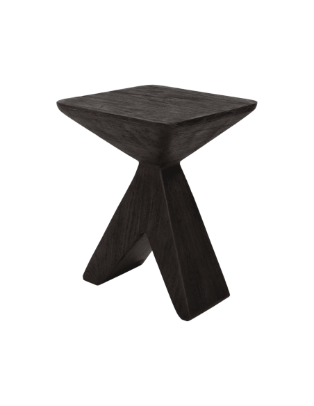Table d’appoint bois de manguier foncé 30x30x41 cm Sion Urban Nature Culture - 4