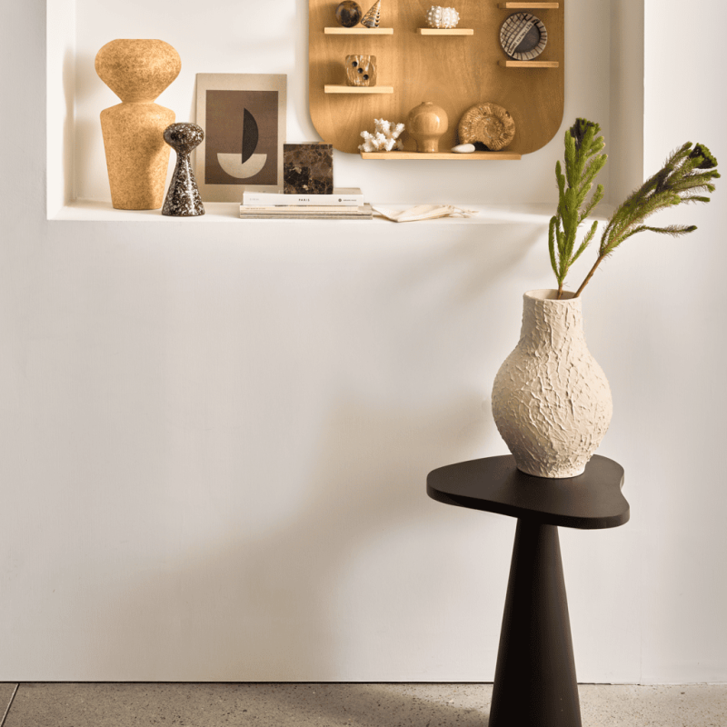 Table d’appoint bois de manguier foncé 33x33,5x43 cm Nabu Urban Nature Culture - 2