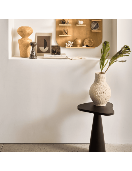 Table d’appoint bois de manguier foncé 33x33,5x43 cm Nabu Urban Nature Culture - 2