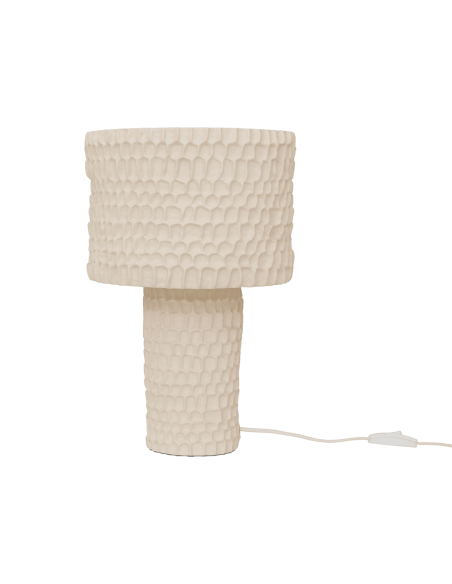 Lampe à poser céramique écrue Ø27x40 cm Cali Urban Nature Culture - 3