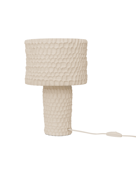 Lampe à poser céramique écrue Ø27x40 cm Cali Urban Nature Culture - 4