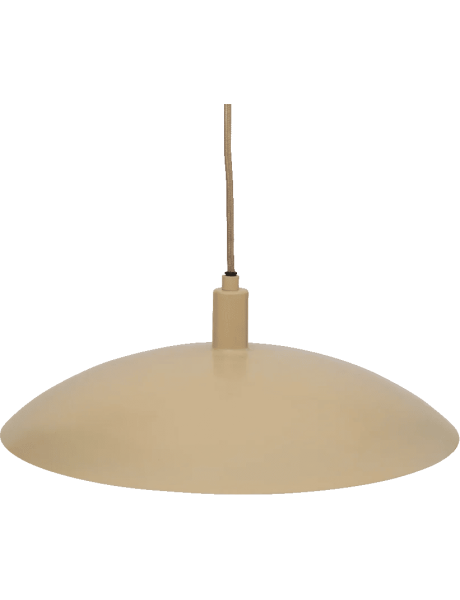 Suspension métal beige coupole Ø40x13 cm Suna Urban Nature Culture - 1