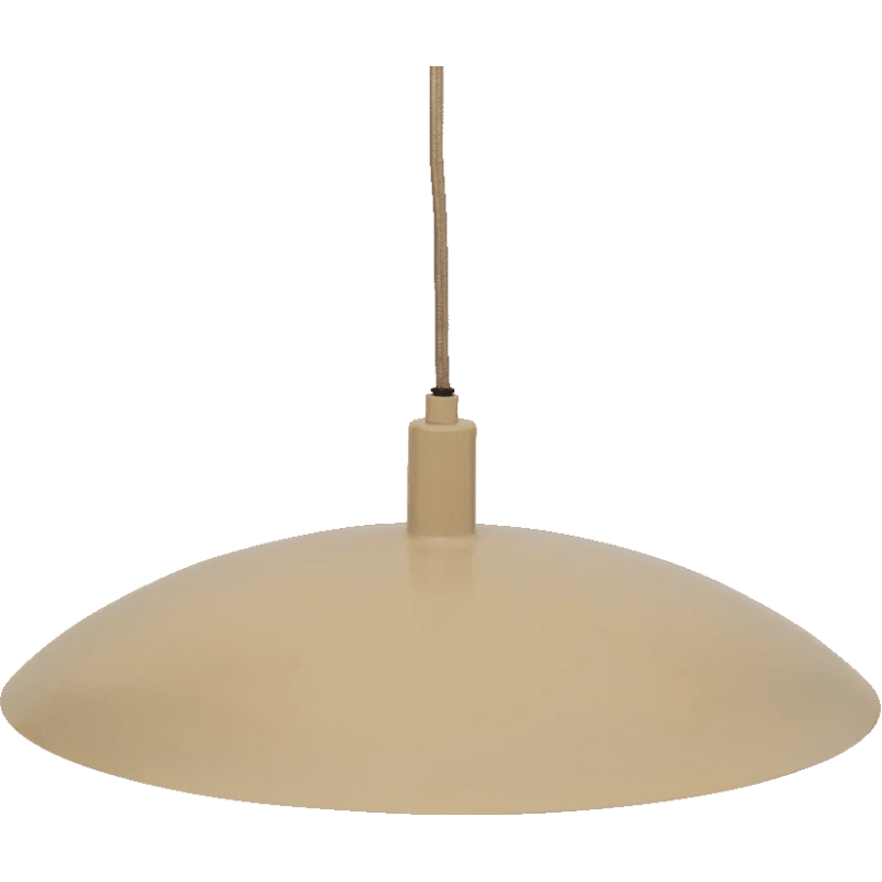 Suspension métal beige coupole Ø40x13 cm Suna Urban Nature Culture - 1