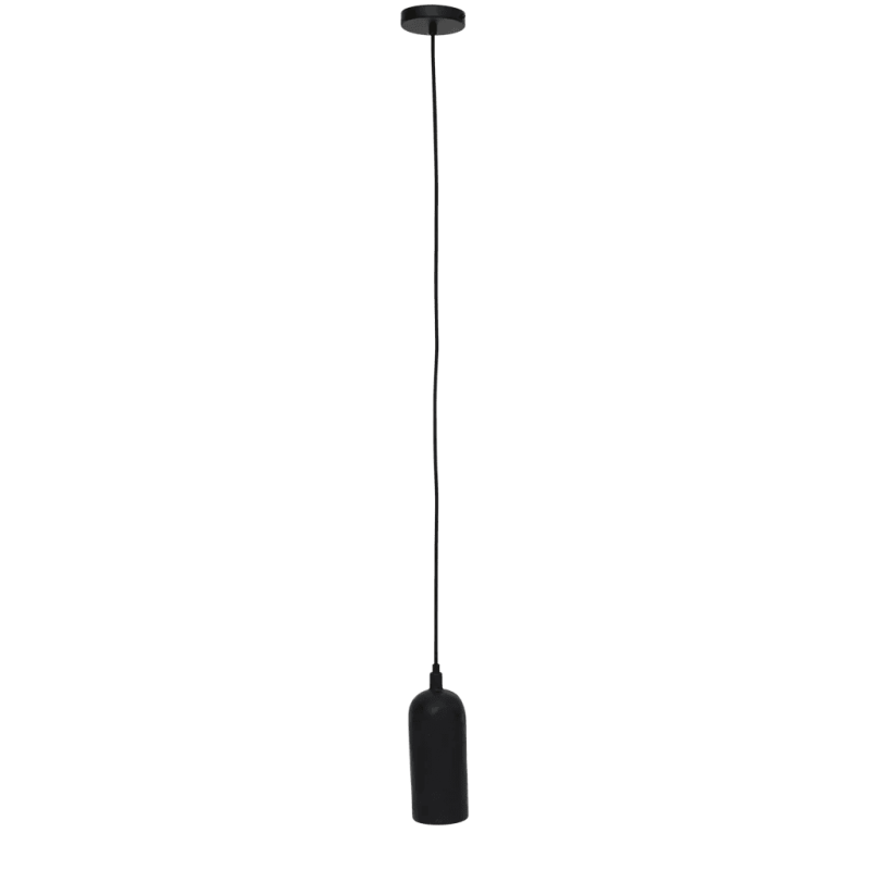 Suspension céramique noire cylindrique Ø8,5x23 cm Tiny Urban Nature Culture - 3