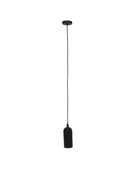 Suspension céramique noire cylindrique Ø8,5x23 cm Tiny Urban Nature Culture - 3