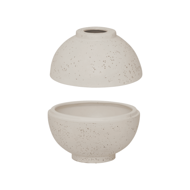 Diffuseur de parfum céramique blanc cassé Ø17x17 cm Kiri Urban Nature Culture - 4