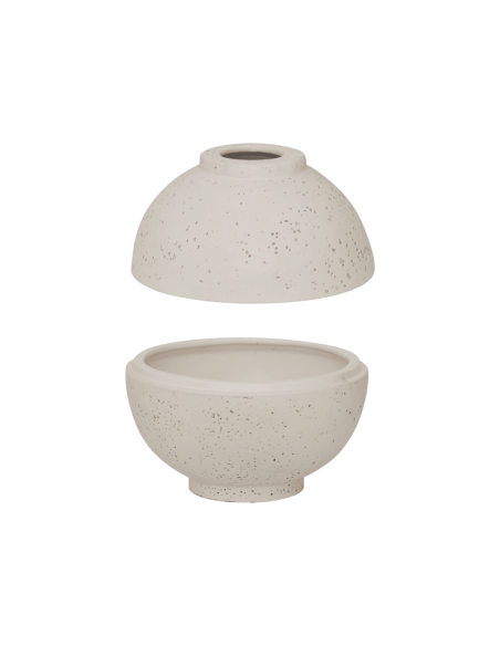 Diffuseur de parfum céramique blanc cassé Ø17x17 cm Kiri Urban Nature Culture - 4