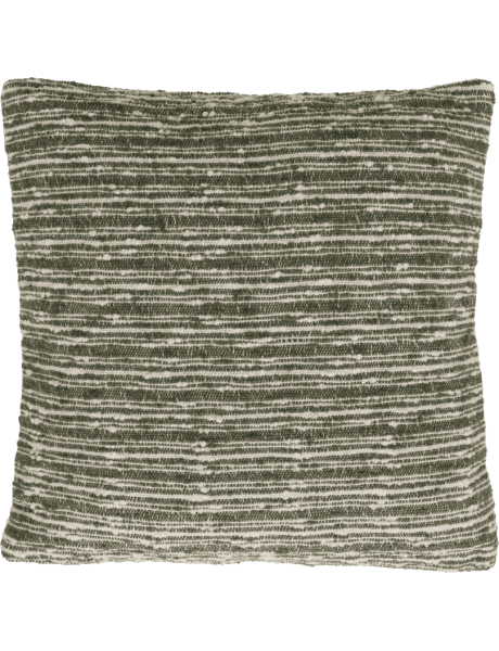 Coussin laine vert kaki 50x50 cm Taro Urban Nature Culture - 1