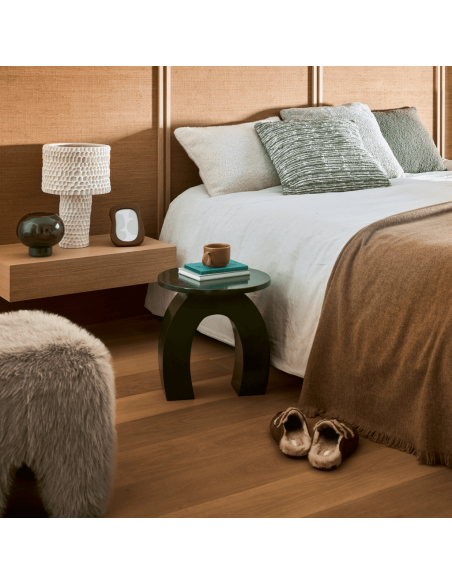 Coussin laine vert kaki 50x50 cm Taro Urban Nature Culture - 4