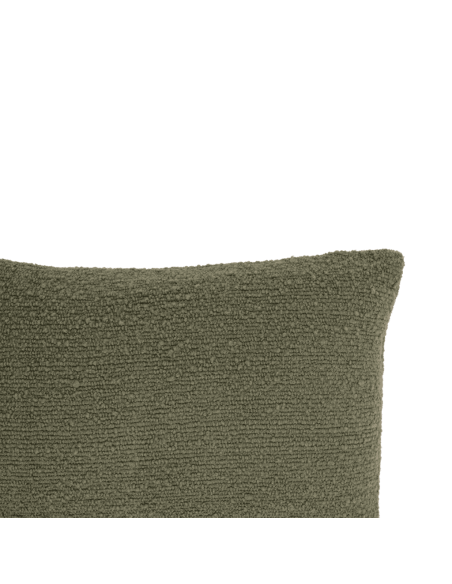 Coussin rectangulaire vert kaki laine mélangée 60x40 cm Narumi Urban Nature Culture - 3