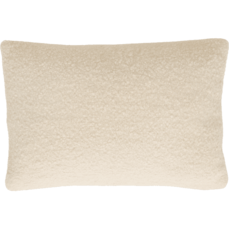 Coussin rectangulaire écru laine mélangée 60x40 cm Narumi Urban Nature Culture - 1