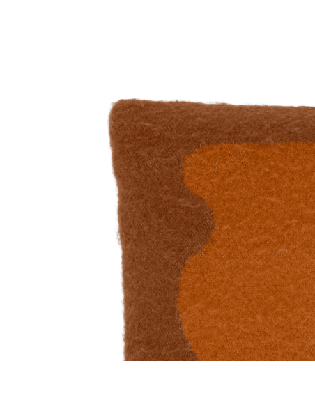 Coussin carré terracotta brodé 50x50 cm Mei Urban Nature Culture - 4