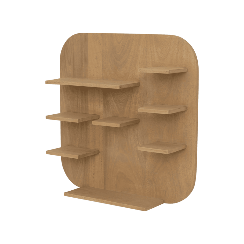Étagère murale en manguier clair 50x50x12 cm Isao Urban Nature Culture - 3