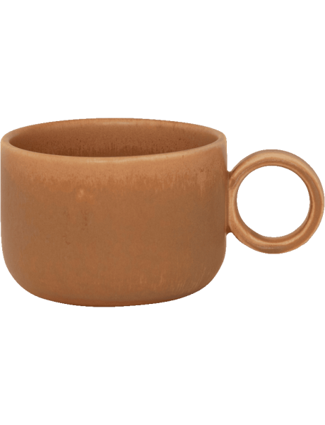 Mug en céramique marron caramel 10x14,2x7 cm Dana Urban Nature Culture - 1