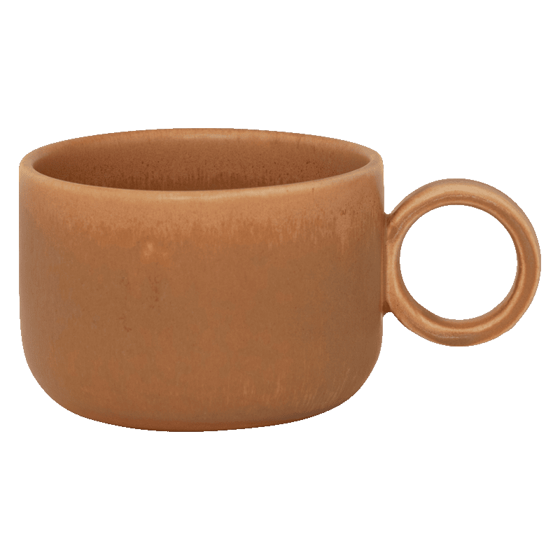 Mug en céramique marron caramel 10x14,2x7 cm Dana Urban Nature Culture - 1