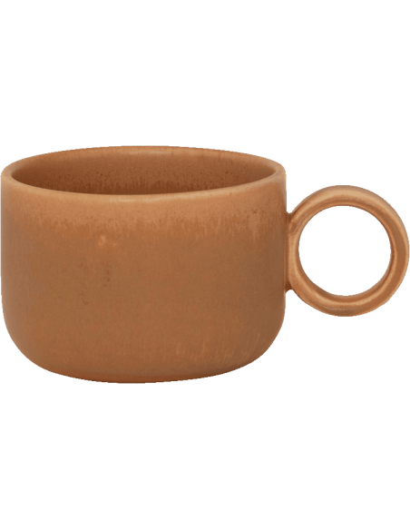 Mug en céramique marron caramel 10x14,2x7 cm Dana Urban Nature Culture - 1