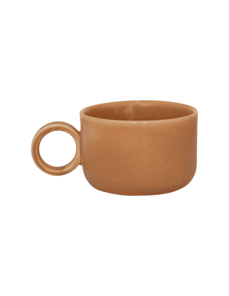 Mug en céramique marron caramel 10x14,2x7 cm Dana Urban Nature Culture - 4