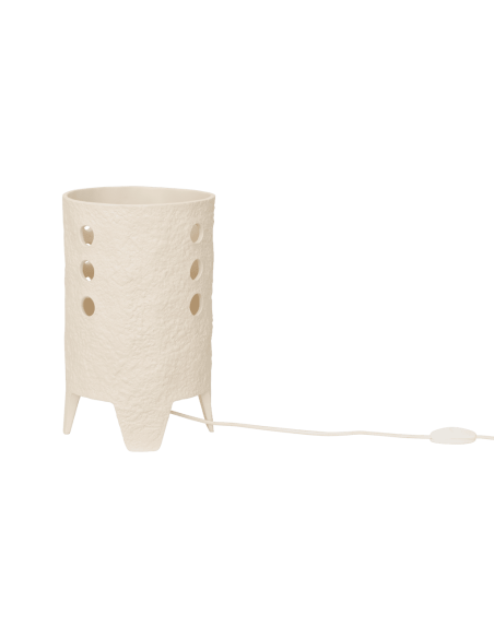 Lampe à poser céramique écrue ajourée Ø20x33 cm Lior Urban Nature Culture - 4