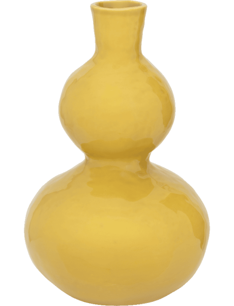 Vase céramique jaune miel Ø23,5x37 cm Tetsu Urban Nature Culture - 1