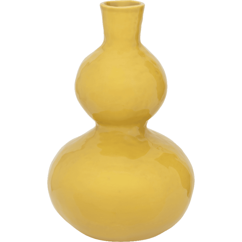 Vase céramique jaune miel Ø23,5x37 cm Tetsu Urban Nature Culture - 1