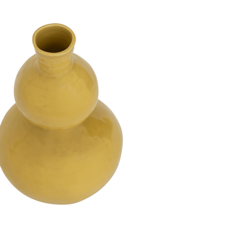 Vase céramique jaune miel Ø23,5x37 cm Tetsu Urban Nature Culture - 3