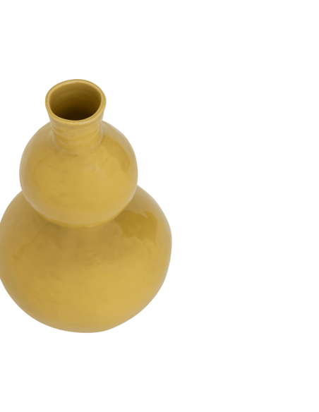 Vase céramique jaune miel Ø23,5x37 cm Tetsu Urban Nature Culture - 3
