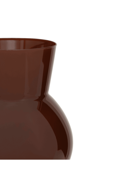 Vase boule en verre recyclé brun cognac Ø25x34 cm Ryota Urban Nature Culture - 4