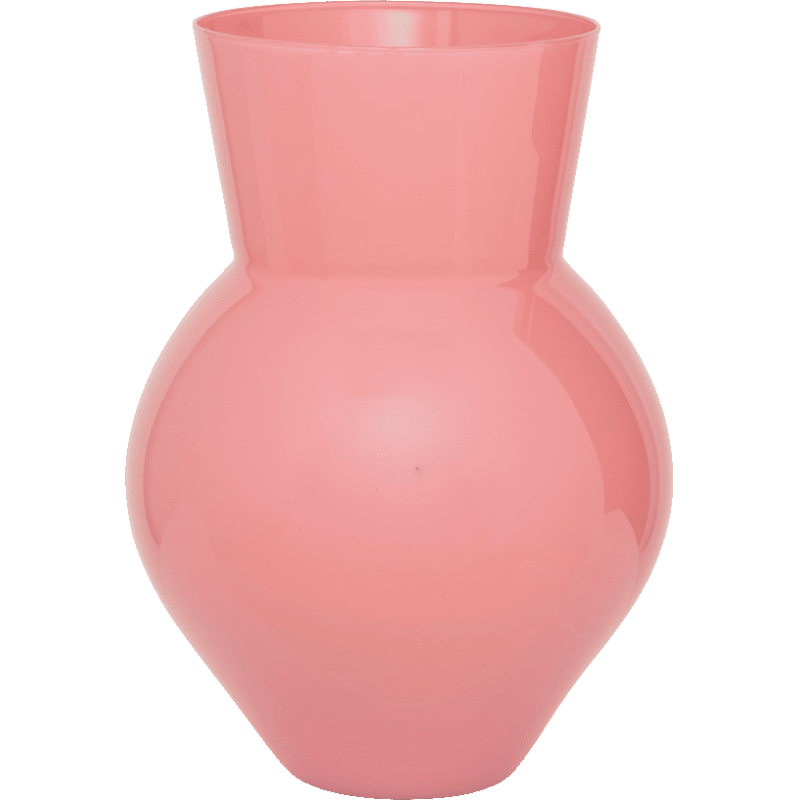 Vase boule verre recyclé rose poudré Ø25x34 cm Ryota Urban Nature Culture - 1