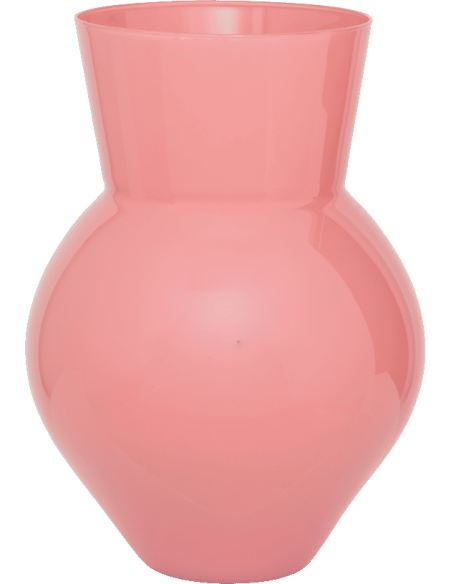 Vase boule verre recyclé rose poudré Ø25x34 cm Ryota Urban Nature Culture - 1