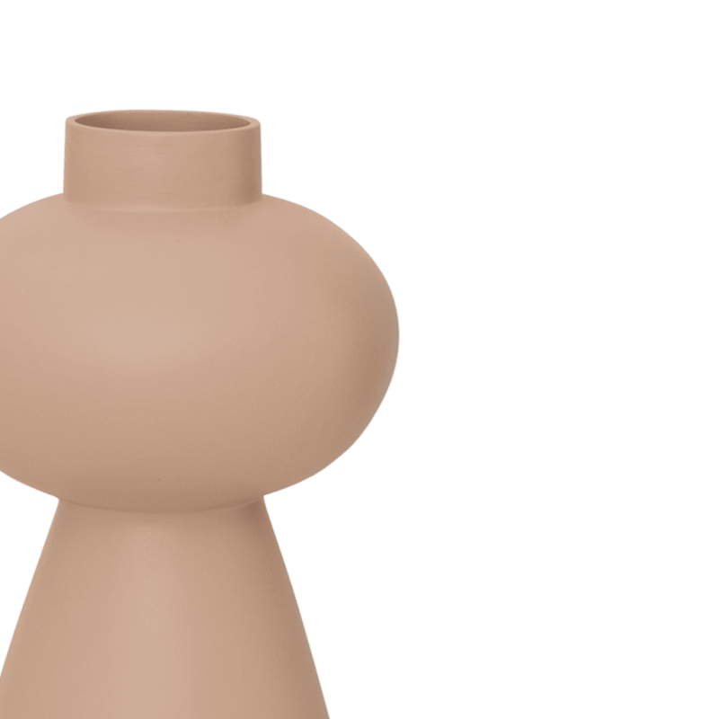 Grand vase céramique rose poudré Ø22,5x41 cm Shin Urban Nature Culture - 3
