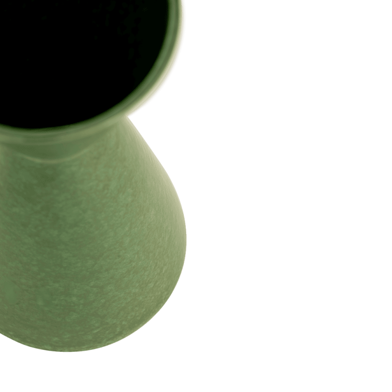 Vase sablier céramique vert olive Ø18x38 cm Faen Urban Nature Culture - 3